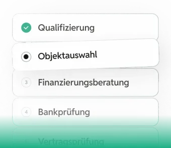 Begleitung von Idee bis zum Kauf